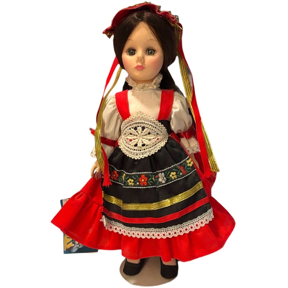 NWT-Traditional Red and Black Doll
